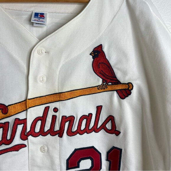 Authentic Vintage St. Louis Cardinals Cipriani 21 Baseball Jersey - Size 48 - Picture 6 of 13